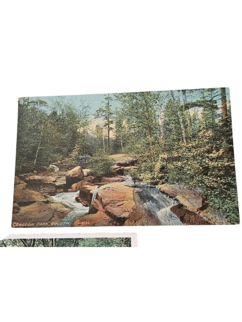 3 Minnesota Parks 1920s Postcards color Lithograph Cascade Como Conodan Park - Picture 2 of 9